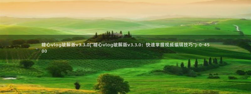糖心vlog 在线